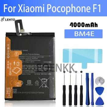 Новый 100% оригинальный аккумулятор BM4E Для телефонов Xiaomi Pocophone F1 Bateria + Инструменты