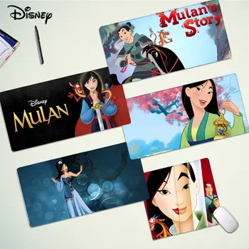 Коврик для мыши Disney Princess Mulan, Милый игровой коврик для мыши из натурального каучука, Настольный коврик, размер для игровой клавиатуры, коврик для геймера