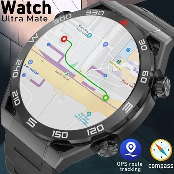2023 Уличные Мужские Смарт-часы ECG 1,5 дюйма 454*454 HD Экран 360 мАч, Часы для Набора номера, GPS Отслеживание маршрута, Умные Часы для IOS Android