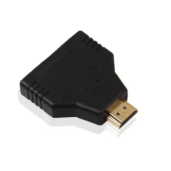 1080P HDMI-совместимый порт от мужчины до 2 женщин 1 В 2 Выхода Разветвительный кабель Y-разветвитель Адаптер для HDMI-совместимого HD LED ЖК-телевизора 30 см