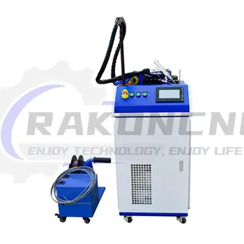 Портативный Сварочный аппарат для волоконной лазерной сварки Jinan Rakoncnc RCW1000 Ручной для алюминия