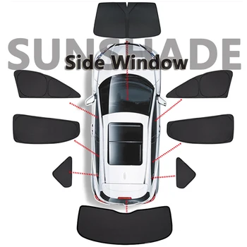 Солнцезащитный козырек на боковое стекло автомобиля Переднее заднее лобовое стекло Солнцезащитный козырек для Tesla Модель 3 2017-2021 2022 Модель Y