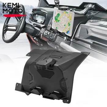 KEMIMOTO UTV Телефон Электронное Планшетное Устройство Навигатор Кронштейн для Can-Am Defender HD10 HD8 HD5 Max 2016-2022 Коробка Для Хранения GPS