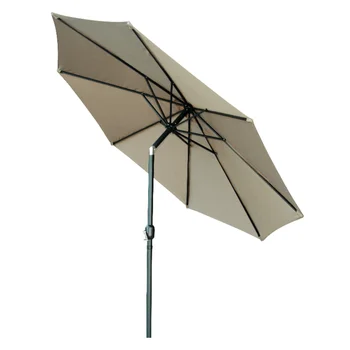 Инновации торговой марки 10 'Tilt Crank Market Зонт для патио, зонты для загара, пляжный зонт, открытый зонт