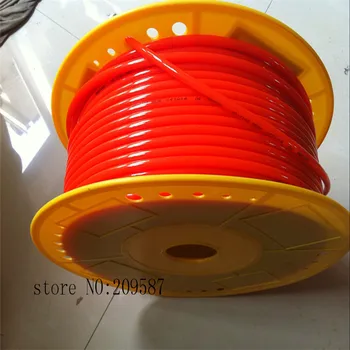 Трубка PU Пневматический шланг Красного цвета 2,5 мм x 4 мм для пневматики 25 метров