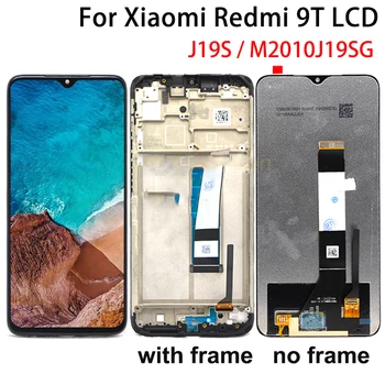 Оригинал Для Redmi 9T ЖК-дисплей + Панель сенсорного экрана Дигитайзер в Сборе с Рамкой Для Redmi 9T J19S M2010J19SG LCD Hongmi Best
