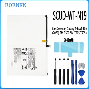 Аккумулятор SCUD-WT-N19 для Samsung Galaxy Tab A7 10,4 (2020) SM-T500 SM-T505 T505N Оригинальная замена Емкости для ремонта Планшета