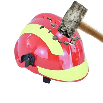Аварийно-спасательный шлем Пожарные защитные шлемы Противопожарная защита на рабочем месте Каска Защитная противоударная термостойкая