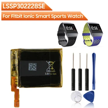 Оригинальная Сменная Батарея LSSP302228SE Для Смарт-спортивных часов Fitbit Ionic Перезаряжаемая Батарея 195 мАч С Инструментами