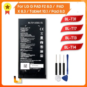 Аккумулятор для планшета BL-T31 BL-T17 BL-T13 BL-T14 Для LG G PAD X 8,3 VK815 VK500 VK810 V520 V522 Настольный ПК G Tablet 10,1 V700 Pad 8,0