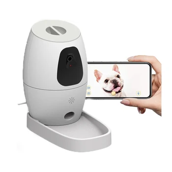 Приложение дистанционного управления Wifi, умная автоматическая камера для домашних животных, дозатор лакомств для домашних животных, кормушка для домашних животных с камерой