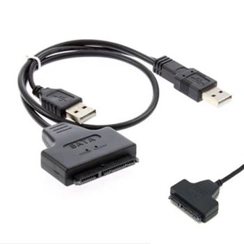 Кабель-адаптер USB2 0 to SATA 22Pin с разъемом питания USB Sata для жесткого диска ноутбука 2,5 HDD