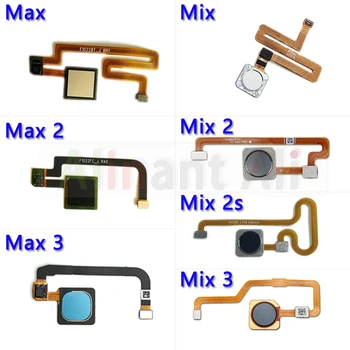 Оригинальная Кнопка Home Назад Сканер Touch ID Датчик отпечатков пальцев Гибкий Кабель Лента Для Xiaomi Mi Max Mix 2 2s 3