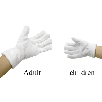 dhl50 Пар Сублимационных Поделок из Белого Пустого Флиса С Пятью пальцами Для Взрослых Детей