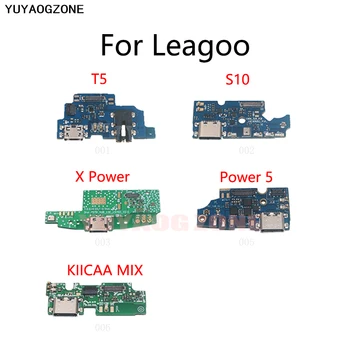 USB-разъем для зарядки док-станции, порт, розетка, штекер, плата зарядки, гибкий кабель Для Leagoo T5 S10 X Power 5 KIICAA MIX