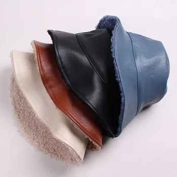 MAXSITI U/ детская зимняя двусторонняя кепка-ведро из искусственной кожи для мальчиков и девочек, модная теплая кепка рыбака
