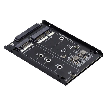 Двойная SSD-карта MSATA NGFF B + M JBOD Raid0 Span Bridge для 2,5-дюймового комбинированного жесткого диска SATA