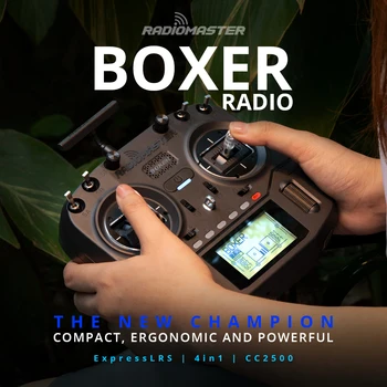 RadioMaster Boxer 2,4 G 16ch Hall Gimbals Передатчик Дистанционного Управления ELRS 4в1 CC2500 Поддержка EDGETX для Радиоуправляемого Дрона