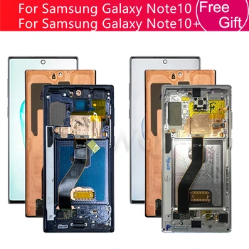 AMOLED Для Samsung Galaxy Note 10 ЖК-дисплей N970F N9700 Дисплей Сенсорный экран Дигитайзер + Рамка Для Samsung note10 + ЖК-дисплей N975 N9750 /DS