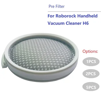 Оригинальный Передний фильтр предварительной очистки Hepa для ручного пылесоса Roborock H6 Mace Запасные Части Сменные Фильтры