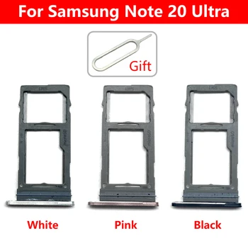 Для Samsung Note 20 Ultra S22 Plus Слот для двух Sim-карт, Держатель Лотка, Разъем для чтения карт Nano Micro SD, Запасные Части