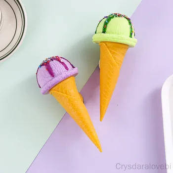 Украшение Модели Мороженого Мороженое Рекламный Дисплей Конус Имитация Реквизита Форма Для Мороженого Поддельное Мороженое