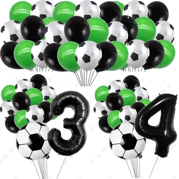 Набор футбольных шаров 1 2 Украшение на 3-й день рождения 32 