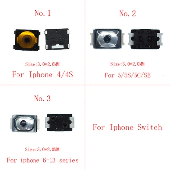 50-100 шт Разъем Кнопки Включения/Выключения Громкости Для iPhone 13 Pro Max Mini 12 11 X XR XS 8 Plus 7 6S 6 5 5C 5S SE 4 4S Телефон