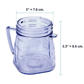Запасные части для большинства аксессуаров для блендера Oster Izer, совместимых с 1 чашкой мини-пластиковой банки