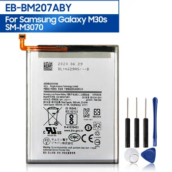 Сменный Аккумулятор телефона EB-BM207ABY Для Samsung Galaxy M30s SM-M3070 6000 мАч