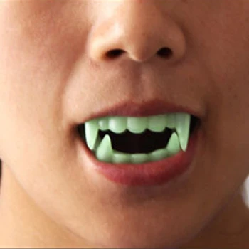 1шт Хэллоуин Поддельные Зубы Вампира Вечерние Украшения для детей Пластиковые Накладные зубы вампира Костюм на тему Хэллоуина Игрушки Поставки