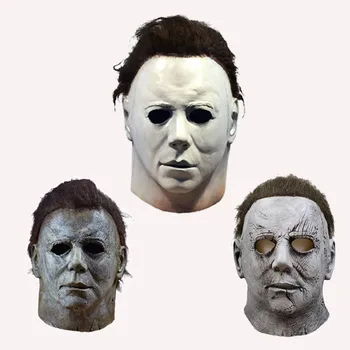 2023 Маска для Хэллоуина, Аксессуары для косплея ужасов, Латексные маски, реквизит для Хэллоуина для взрослых, Жуткие маски для Хэллоуина, Маска для вечеринки