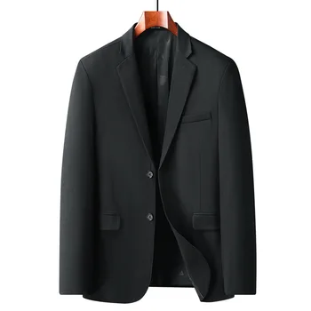 2746- R-Пиджак, мужской костюм, корейская версия, повседневный черный маленький костюм