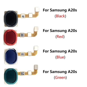 10 Шт. Для Samsung A10S A20S Сканер отпечатков пальцев Кнопка 