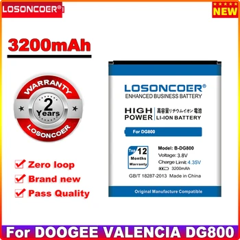 LOSONCOE 3200 мАч B-DG800 Аккумулятор для DOOGEE VALENCIA DG800 Аккумулятор + номер для отслеживания