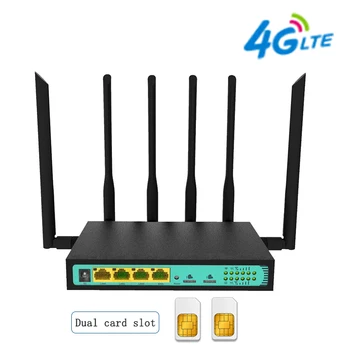 3g 4g lte WiFi Маршрутизатор Беспроводной Модем Wi-Fi 300 Мбит/с Точка доступа Cpe С двумя слотами для sim-карт для Домашнего Офиса на открытом Воздухе