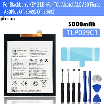 TLP029C1 TLP029C7 Аккумулятор для TCL Alcatel ALC A30 Fierce A30Plus OT-5049S OT-5049Z Для Blackberry Key2 LE Key 2LE Оригинальный телефон