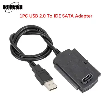 Кабель-конвертер USB 2.0 в IDE SATA адаптер для 2,5-3,5-дюймового жесткого диска HD, аксессуаров и периферийных устройств