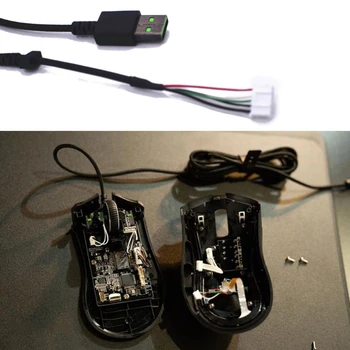 Мышь USB Кабель для Мыши Razer Mamba Elite Запасные Аксессуары Для мыши Прочная Износостойкая Нейлоновая Леска 2,2 м W3JD