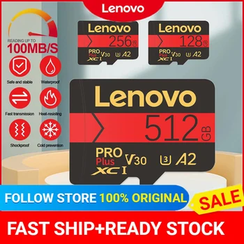 2023 Топовая Оригинальная Флеш-карта Lenovo Micro Mini SD TF A2 V30 512G 1 ТБ 2 ТБ Высокоскоростная Карта памяти Для Игр С Камерой Смартфона 4K