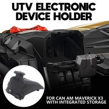 Держатель электронного устройства UTV со встроенным хранилищем, навигационная подставка для смартфона для моделей Can Am Maverick X3 2017-2021