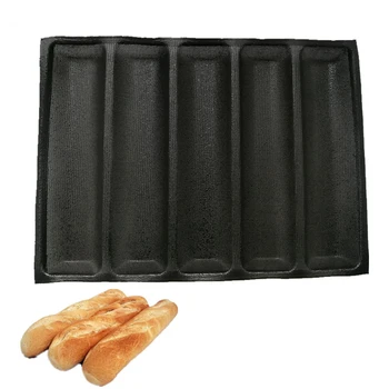 Коврик для выпечки с антипригарным покрытием Baguette Wave Franse Brood Bakvormen Geperforeerde Bakken, 12-Дюймовая Перфорированная Форма для хлеба