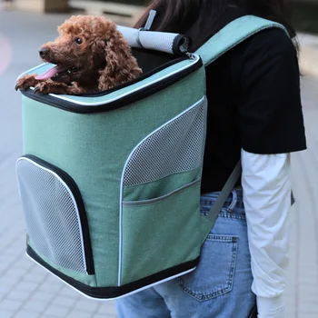 Рюкзак-переноска для домашних животных, Портативная сумка-переноска для маленьких собак и кошек, Вентилируемый безопасный Складной рюкзак для собак на открытом воздухе, товары для домашних животных
