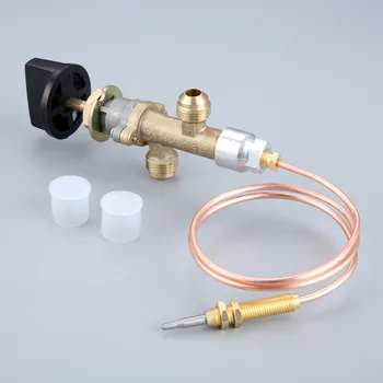 Газовый гриль-Обогреватель, Регулирующий клапан для камина с термопарой и ручным переключателем, 600 мм Термопара с резьбовой головкой M8 * 1