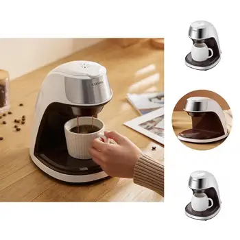 Мини-кофемашина, простое управление, легкая бытовая кофемашина для приготовления чая и кофе, Кофеварка для приготовления кофе на столе