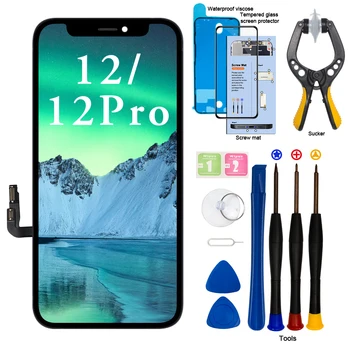 Высококачественный AAA для iPhone 12/12 Pro incell ЖК-дисплей для iPhone 12/12 Pro, Дигитайзер с сенсорным экраном, запасные части для сборки