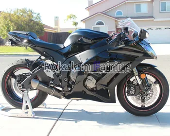 Для Kawasaki Ninja ZX10R ZX 10R ZX-10R 2011 2012 2013 2014 2015 Полностью черный комплект мотоциклетных обтекателей (литье под давлением)