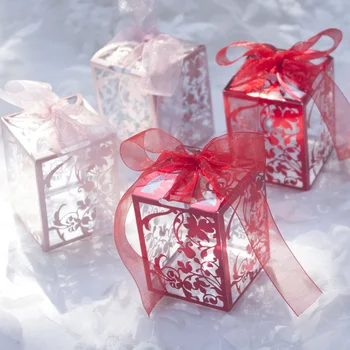 Персонализированная бирка, ПВХ, Коробка конфет, Сумка, Новая крафт-бумага, Подарочные коробки для свадебных подарков, Коробка Крекеров для детей на День рождения
