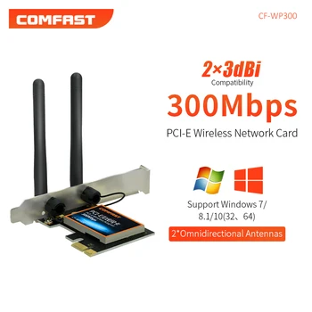 Беспроводной адаптер CF-WP300 WiFi 6 300 Мбит/с, функция аналоговой точки доступа, беспроводной адаптер PCIE с антеннами 2 * 2dBi, усилитель маршрутизатора