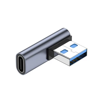 Прямой угол 90 ° Type C Женский к USB 3.0 Мужской Конвертер USB-C Адаптер G32B